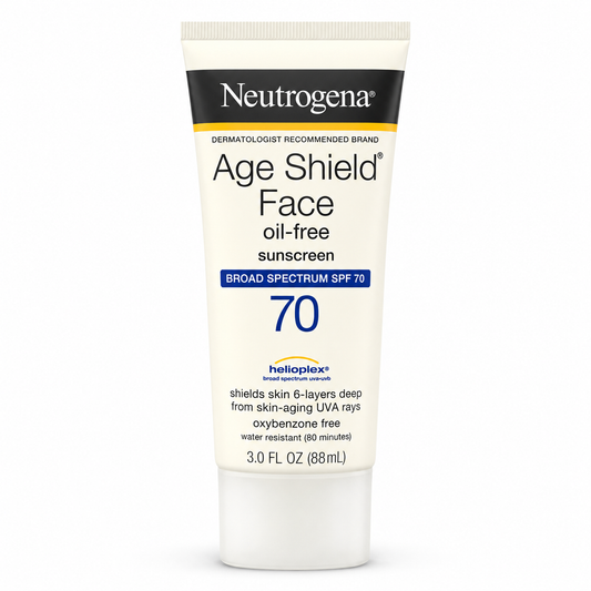 Age Shield Face Oil-Free Sunscreen Lotion SPF 70