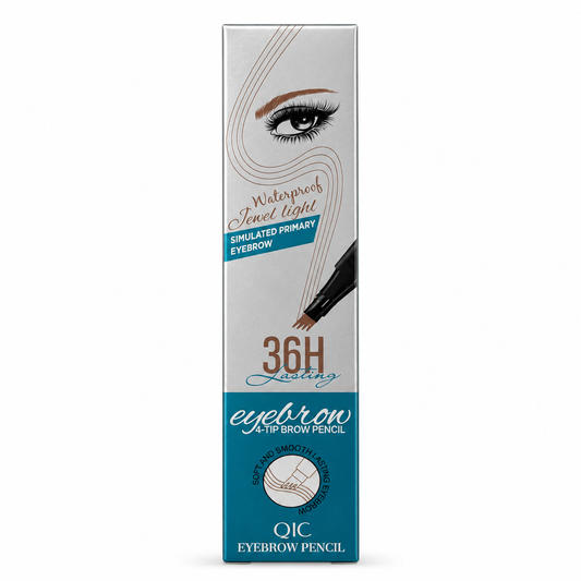 Eyebrow 4 Tip Brow Pencil - Light Brown by VIAI BEAUTY