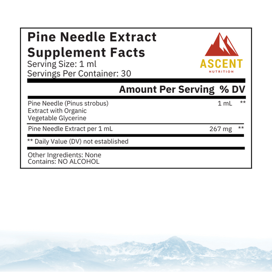 Pine Needle Extract, Pine Needle Tea Alternative, 267 mg by Ascent Nutrition