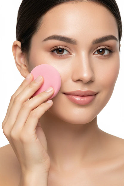 2 Piece Round Beauty Cosmetic Sponges (2 Packs)