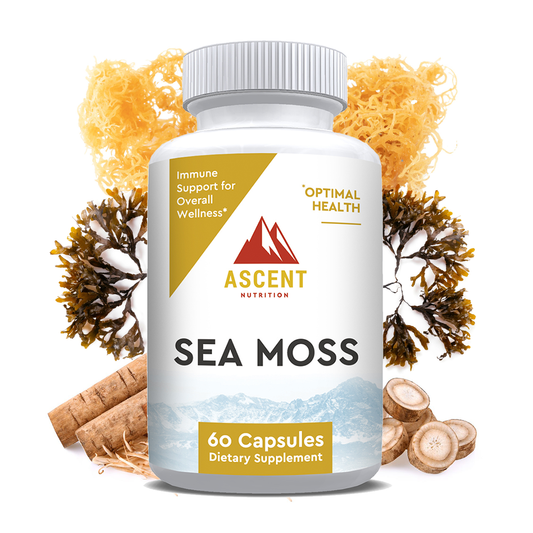 Organic Sea Moss, 60 Capsules, 500 mg by Ascent Nutrition