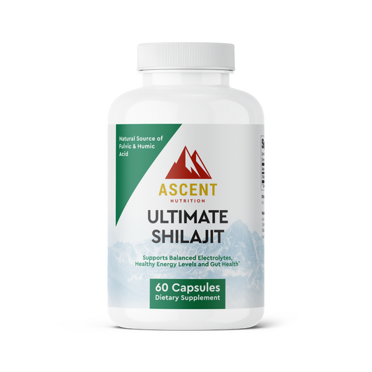 Ultimate Shilajit, 60 Capsules, 1 g by Ascent Nutrition