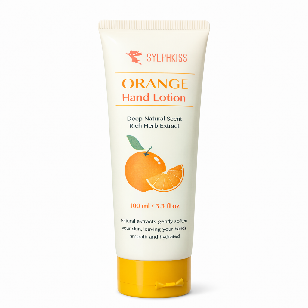 Orange Hand Lotion - Deep Natural Scent Rich Herb Extract