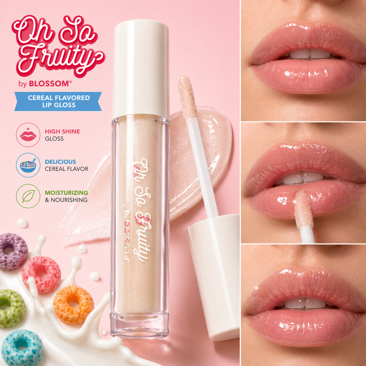 Oh So Fruity - Hydrating Cereal Flavored Lip Gloss