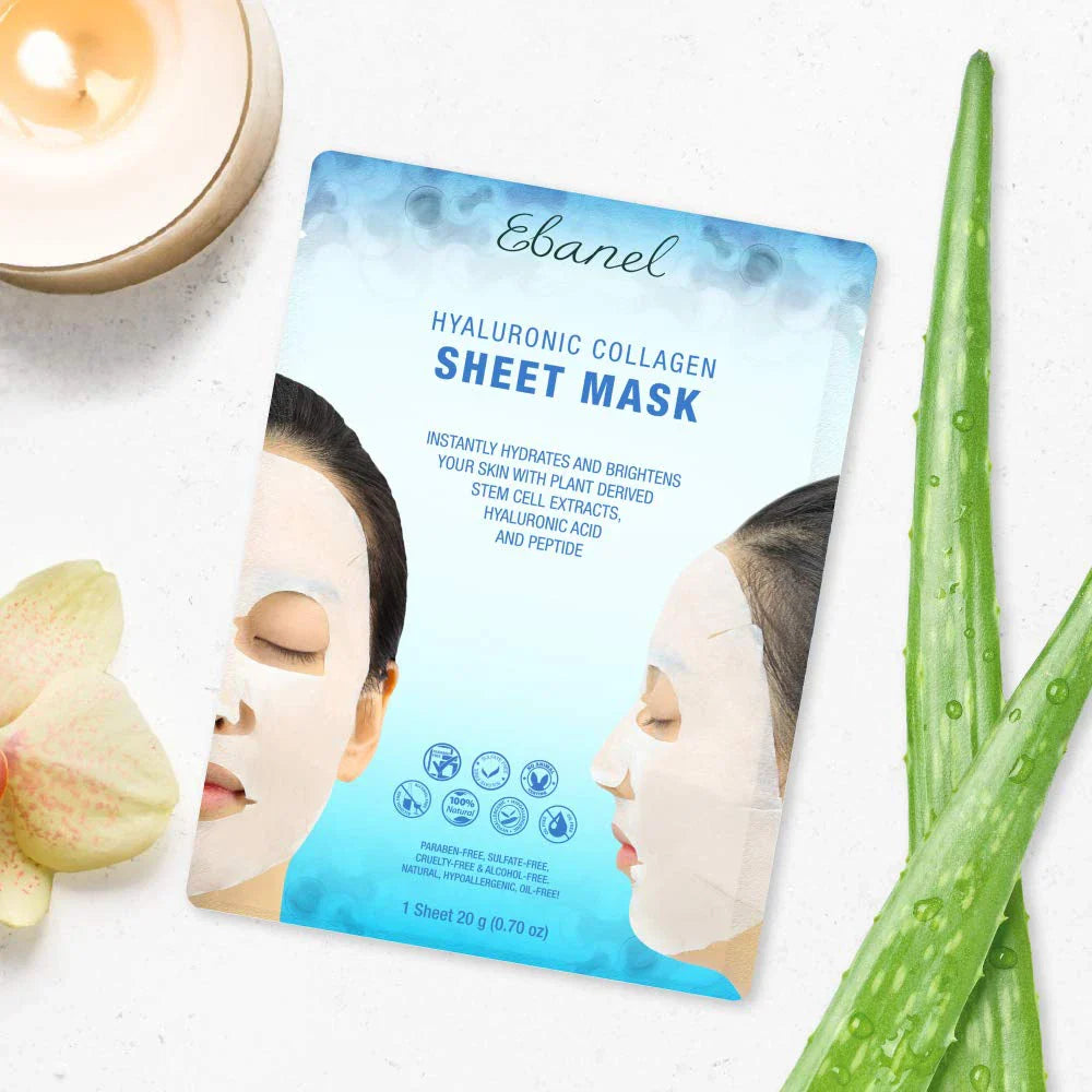 Hyaluronic Collagen Sheet Mask (3 Packs)